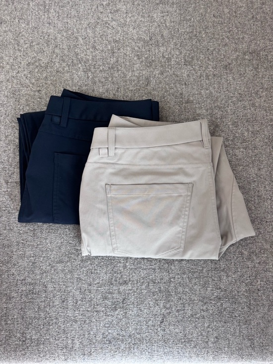 lululemon athletica Other - Two Pairs Men’s Lululemon ABC Classic-Fit 5 Pocket Pant 30L, 34
